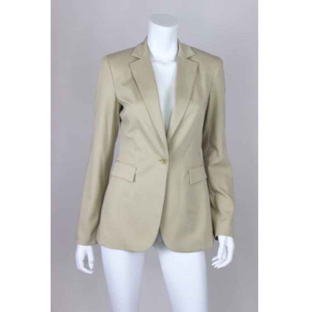 Express Blazer 2 Tan Career Single Button